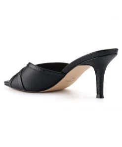 Nine West Dainty Heeled Slide Sandals 9 Nine West Dainty Heeled Slide Sandals