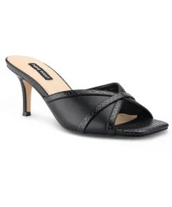 Nine West Dainty Heeled Slide Sandals