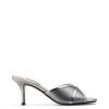 Nine West Metallic Mindset Dainty Heeled Slide Sandals 1 Nine West Metallic Mindset Dainty Heeled Slide Sandals
