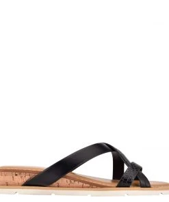 Nine West Dallan Slide Wedge Sandals Weave Got You