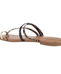 Nine West Darbie Flat Toe Ring Slide Sandals