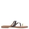 Nine West Darbie Flat Toe Ring Slide Sandals