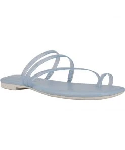 Nine West Darbie Flat Toe Ring Slide Sandals