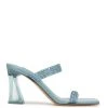 Nine West Color Pop Darla Heeled Slide Sandals 2 Nine West Color Pop Darla Heeled Slide Sandals