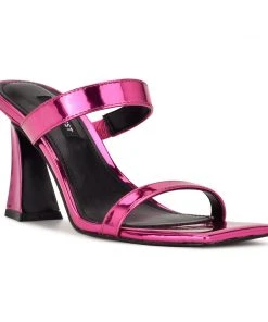 Nine West Darla Heeled Slide Sandals