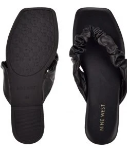 Nine West Daxx Flat Slide Sandals Fun Flats