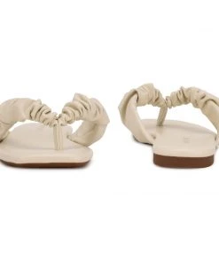 Nine West Daxx Flat Slide Sandals Fun Flats 10 Nine West Daxx Flat Slide Sandals Fun Flats