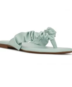 Nine West Daxx Flat Slide Sandals Fun Flats