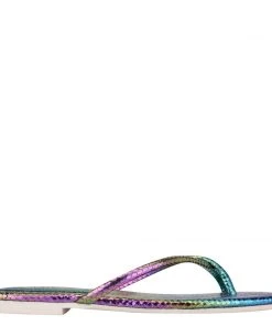 Nine West Day Flat Thong Sandals Fun Flats