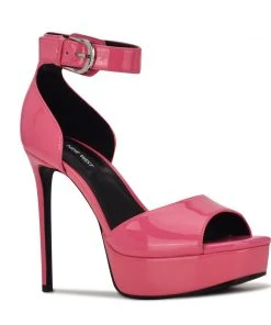Nine West Debby Platform Sandals High Impact Platforms