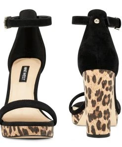 Nine West Dempsey Platform Sandals Heels