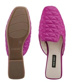 Nine West Diamond Flat Mules Color Pop