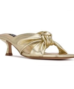 Nine West Heel Appeal Dipa Heeled Slide Sandals