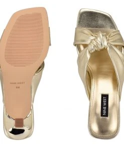 Nine West Heel Appeal Dipa Heeled Slide Sandals