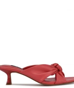 Nine West Dipa Heeled Slide Sandals