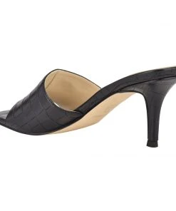 Nine West Donna Heeled Slide Sandals Heels 9 Nine West Donna Heeled Slide Sandals Heels