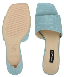 Nine West Donna Heeled Slide Sandals Heels