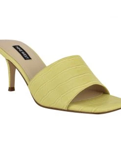 Nine West Donna Heeled Slide Sandals