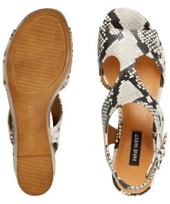 Nine West Edge Platform Sandals Weave Got You