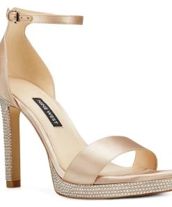 Nine West Heels Edyn Ankle Strap Sandals