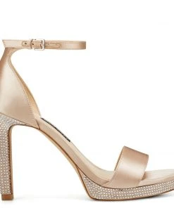 Nine West Heels Edyn Ankle Strap Sandals