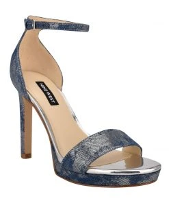 Nine West High Impact Platforms Edyn Ankle Strap Sandals