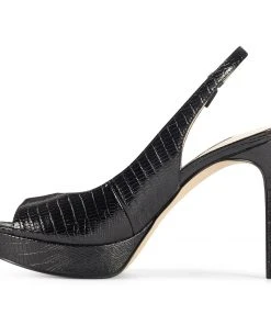 Nine West Elle Slingback Platform Sandals High Impact Platforms