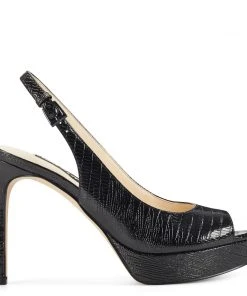 Nine West Elle Slingback Platform Sandals High Impact Platforms