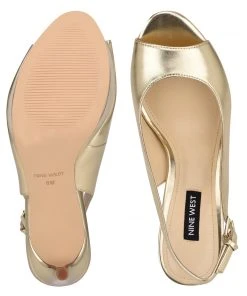 Nine West Elle Slingback Platform Sandals High Impact Platforms