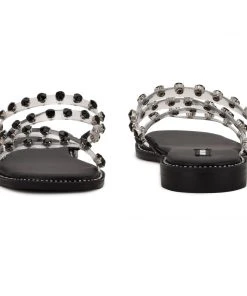 Nine West New Evan Flat Slide Sandals