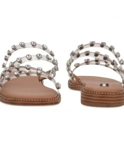 Nine West Evan Flat Slide Sandals
