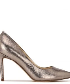 Nine West Ezra Pointy Toe Pumps Metallic Mindset