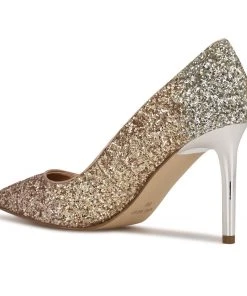 Nine West Ezra Pointy Toe Pumps Metallic Mindset 9 Nine West Ezra Pointy Toe Pumps Metallic Mindset