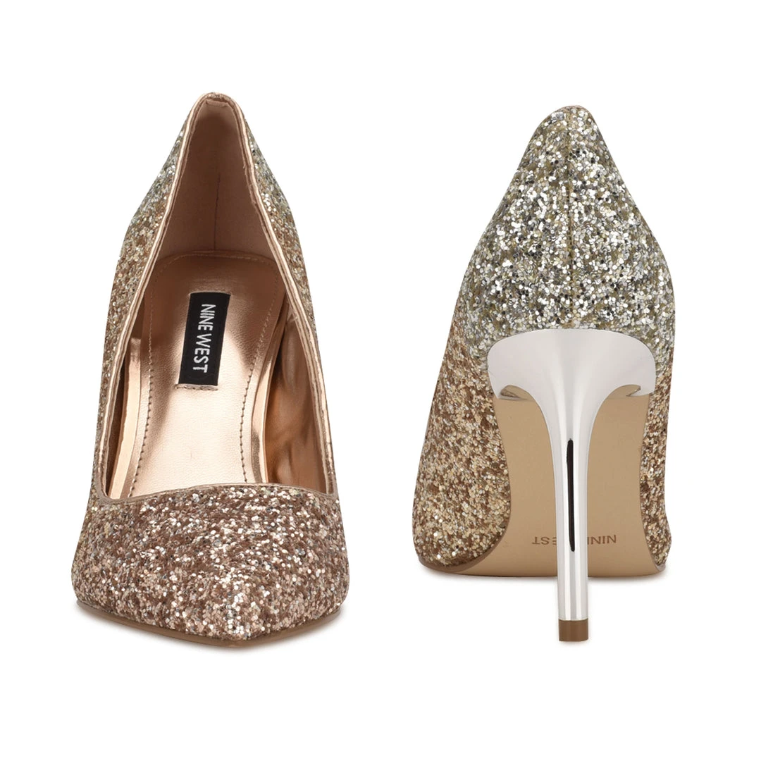 Nine West Ezra Pointy Toe Pumps Metallic Mindset 6 Nine West Ezra Pointy Toe Pumps Metallic Mindset