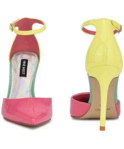 Nine West Faiz Pointy Toe Ankle Strap Pumps The F Collection