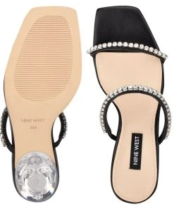 Nine West Heel Appeal Fanfav Heeled Slide Sandals