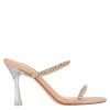 Nine West Fanfav Heeled Slide Sandals Heel Appeal