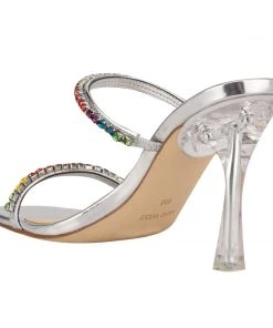 Nine West Fanfav Heeled Slide Sandals