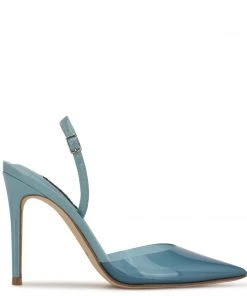 Nine West Fayes Pointy Toe Heeled Slingbacks