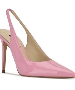 Nine West Feather Pointy Toe Slingback Pumps