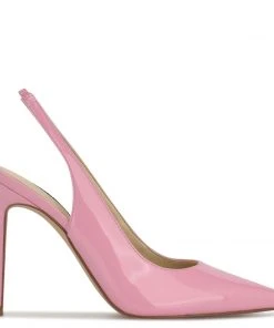 Nine West Feather Pointy Toe Slingback Pumps