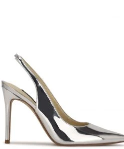 Nine West The F Collection Feather Pointy Toe Slingback Pumps