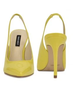 Nine West Feather Pointy Toe Slingback Pumps 10 Nine West Feather Pointy Toe Slingback Pumps