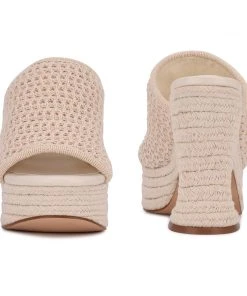 Nine West Fefee Platform Slide Sandals