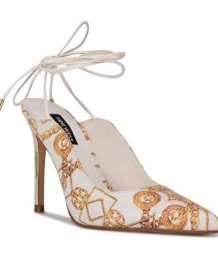 Nine West The F Collection Feya Ankle Wrap Dress Pumps