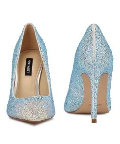 Nine West Fresh Rhinestone Pointy Toe Pumps The F Collection