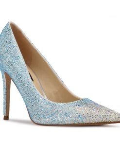 Nine West Fresh Rhinestone Pointy Toe Pumps The F Collection