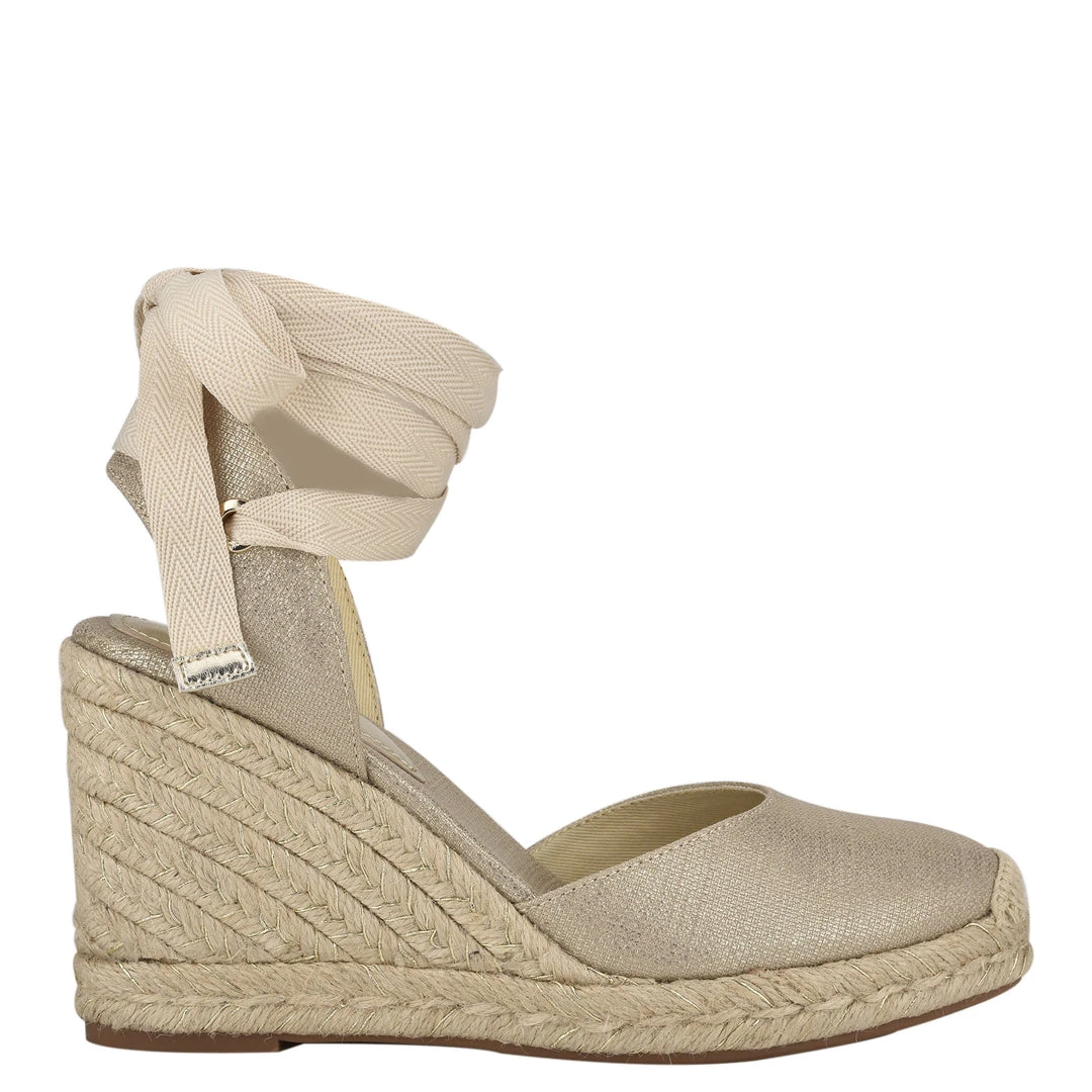 Nine West Friend Ankle Wrap Espadrille Wedge Sandals Lace It Up 3 Nine West Friend Ankle Wrap Espadrille Wedge Sandals Lace It Up