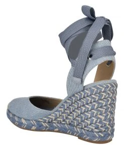 Nine West Friend Ankle Wrap Espadrille Wedge Sandals Lace It Up