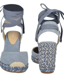 Nine West Friend Ankle Wrap Espadrille Wedge Sandals Lace It Up